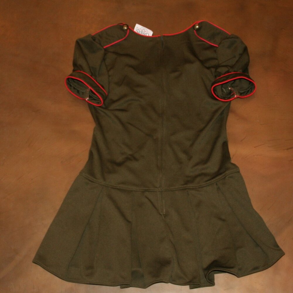 Angel's Flight Army Military Green Dress Up XL Halloween Adult Costume Charades - Picture 6 of 6